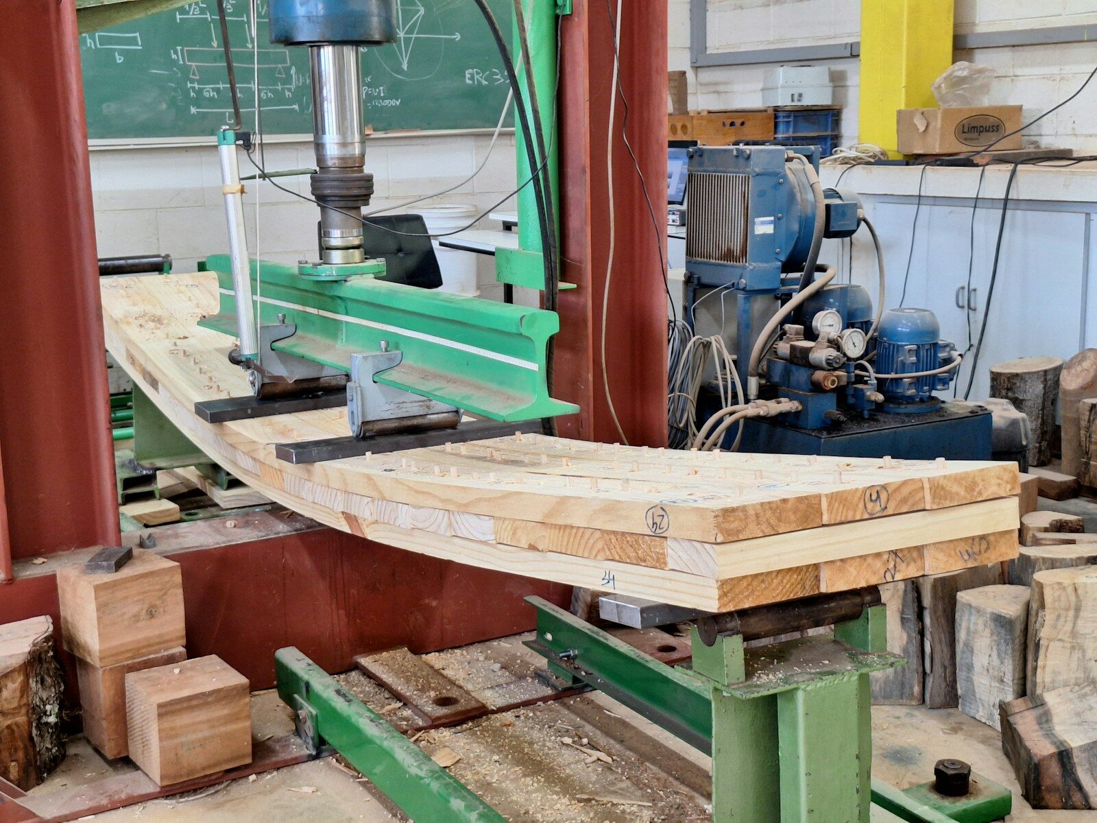 Banc d'essai industriel