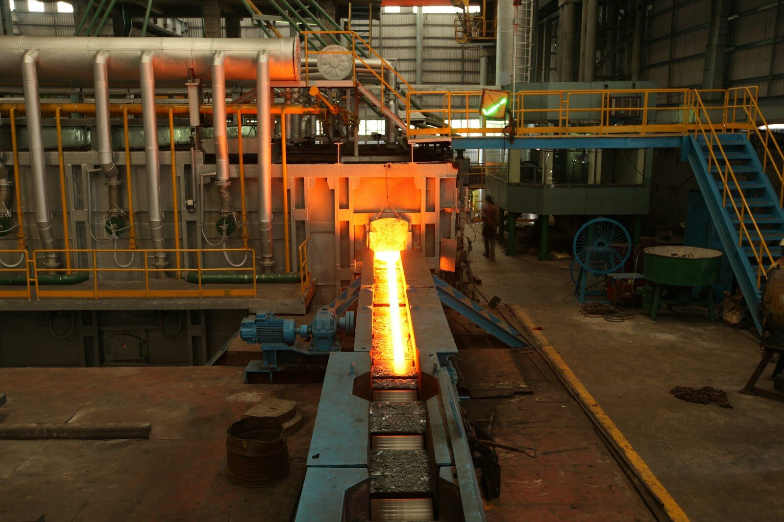 Laminage à chaud en aciérie